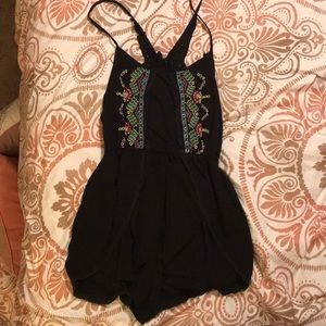 Little black romper